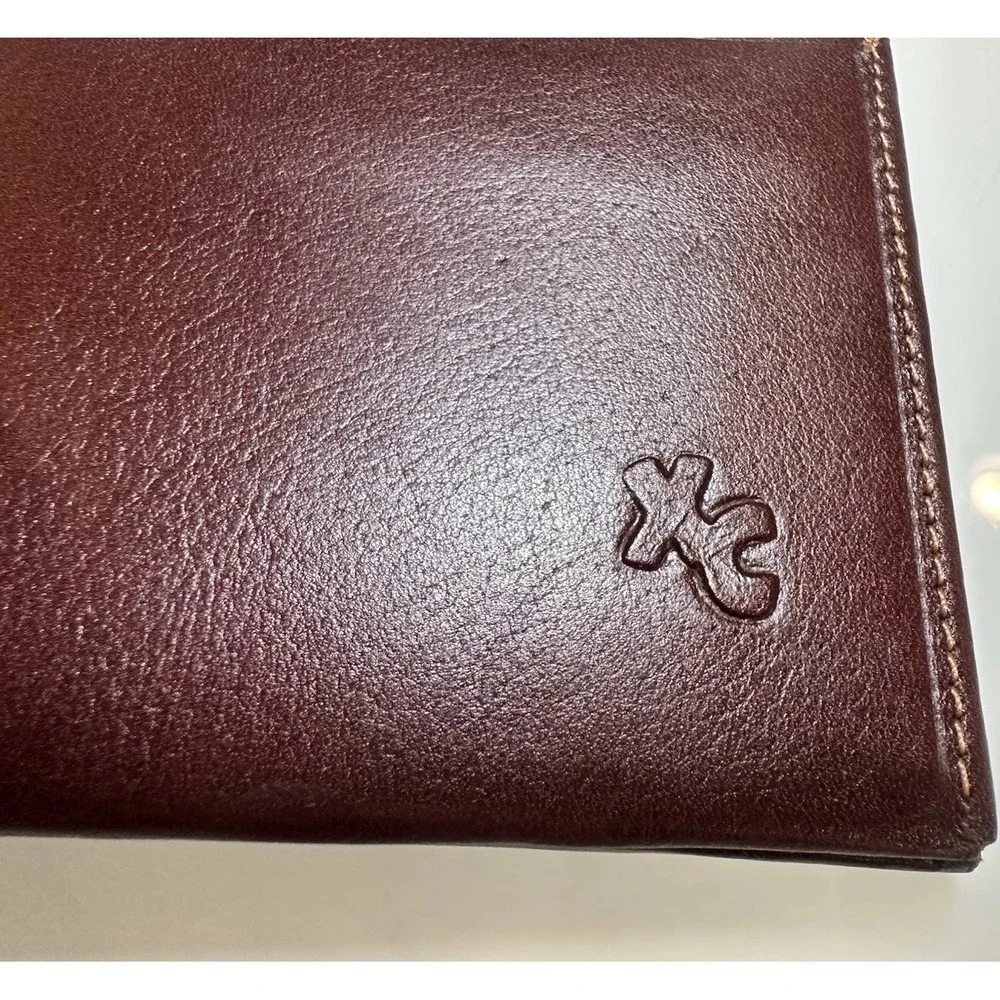 Brown XAYWAR COLLECTION Men's Leather Wallet Card Holder